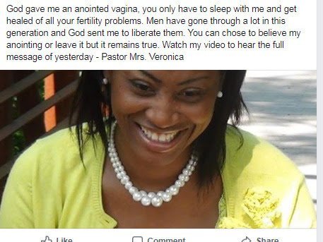 Come And Sleep With Me If You Have Fertility Problem – Nigerian Pastor