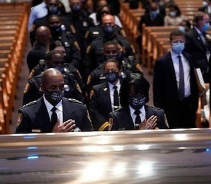 Tears Flow As George Floyd Was Laid To Rest (Photos)
